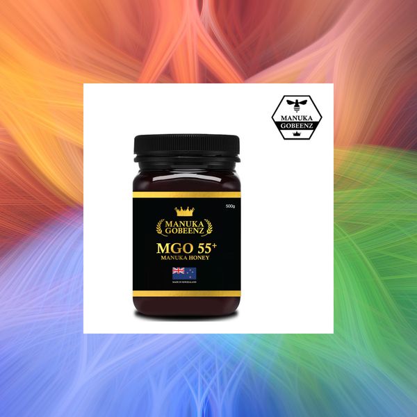 New Zealand Gobinz Manuka Honey MGO55 500g Honey Honey Natural Honey Honey Skin Digestive Immunity, New Zealand 1% Premium Manuka Honey 500g