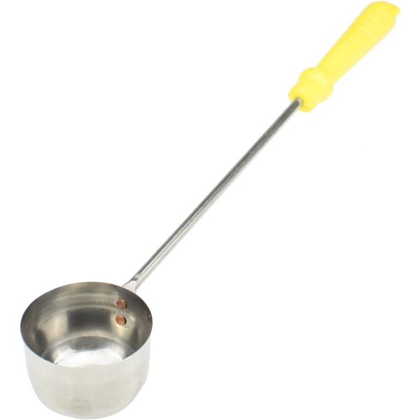 Stainless Steel Ladle Long Handle Serving Stainless Steel Ladle Soup Gravy Sauces Oil Tea Punch Ladle (Size 4: 7cm)