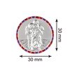 Saint Christophe Mosaic Edge Rouge