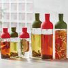 Hario Wine Bottle Style Filter Teapot, Glass, Red
