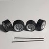 CUSTOM GENERAL LEE WHEELS FITS ON HOT WHEELS 1/64 SCALE  not include car NEW