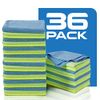 Zwipes Microfiber Towel Cleaning Cloths, 36 Pack, Assorted, (737)