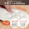 Actika 100% Warm Wool Insole, Fluffy, Cold Protection, Thermal, Made in Japan, 8.7 - 10.0 inches (22 - 25.5 cm), Wool Insole, white