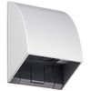 Panasonic WP9631S Smart Rainproof Recessed Cover, Exposed and Embedded Use, White Silver