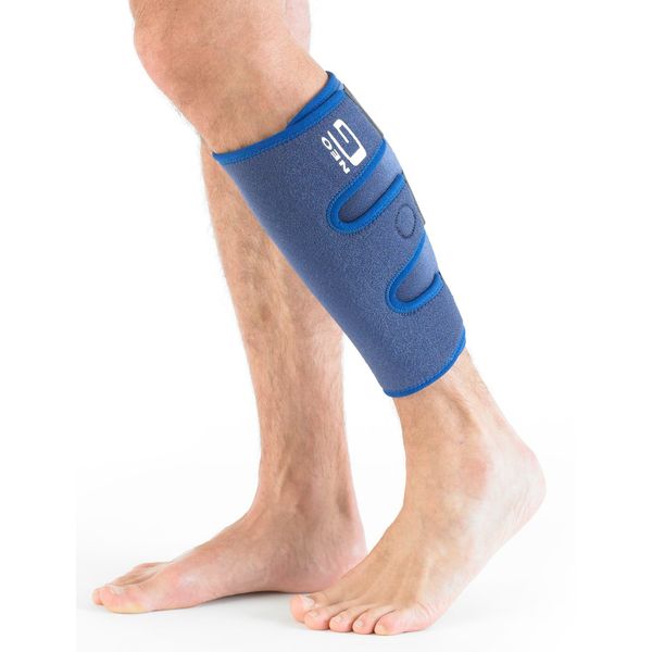 Neo G Calf Shin Brace Support for Pain Relief from Calf Injury, Shin Splints Treatment, Sprains, Running, Sports, Recovery - Adjustable Calf Compression Sleeve Men Women - Class 1 Medical Device