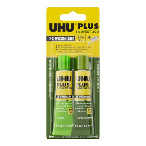 UHU Two-Component Adhesive Plus Endfest 300/45640 Pack of 33 g