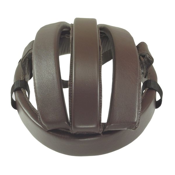 rin project No.4002 Cowhide Casque Bicycle Helmet, brown