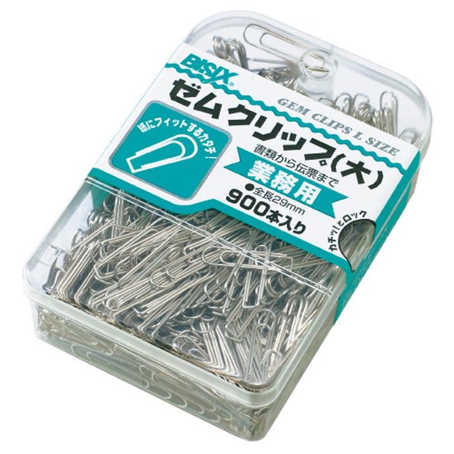 Mitsuya BX3-60-1 Zem Clips, Large, 900 Pieces