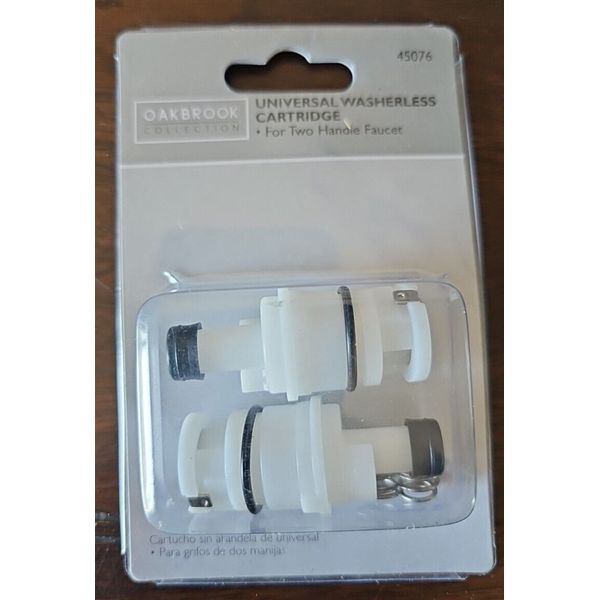 Oak Brook Faucet Repair Kit Two Handle 2-Cartridges 2-O-Rings 2-Seats        F31