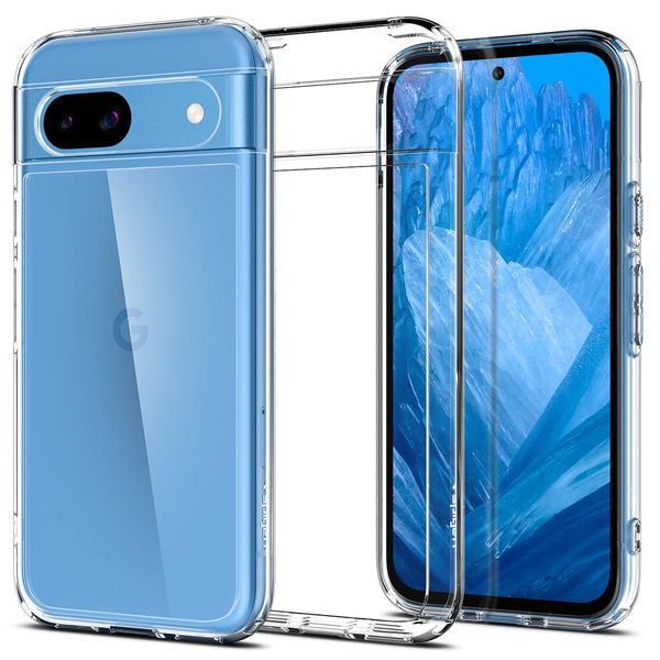 Spigen Ultra Hybrid Case Compatible with Google Pixel 8a - Crystal Clear