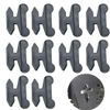 10 Pack Composter Closure Keys Easy to Setup Compost Bin Accessory with Majority Compatible Compost Bins