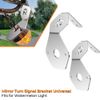 2X Watermelon Mirror Turn Signal Angled Bracket For Semi Trailers Tractors 7 & 8