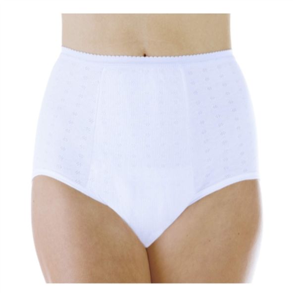 Wearever (3-Pack) Women's Maximum Absorbency Reusable Bladder Control Panties White Medium (Fits Hip: 38-40")