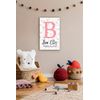 Girl's Monogram Name Sign Personalized Daughter's Room Wall Art