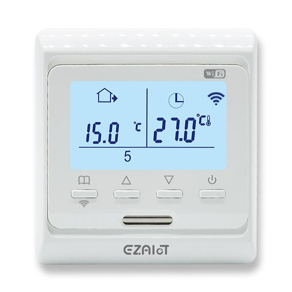 EZAIoT Smart Thermostat- For Gas Boilers - Wall Mounted WiFi Temperature Controller - Programmable Room Thermostat - Floor Heating