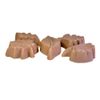 Sycamore Leaf Scented - 5 pc Guest Sized Leaf Shape Shea Butter & Goatmilk Soap Set