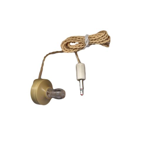 Piezo Electric Crystal Earphone Sensitive High Impedance Ceramic Ear Piece 3.5mm for Transistor Radio/Crystal Radios DIY Electronics Projects 1/8 inch Audio Jack Connector Wire Piezoelectric Element