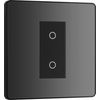 BG Electrical Evolve Single Touch Dimmer Switch, 2-Way Master, 200W, Black Chrome, Packaging May Vary