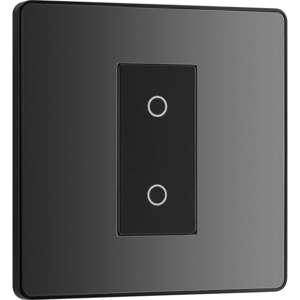 BG Electrical Evolve Single Touch Dimmer Switch, 2-Way Master, 200W, Black Chrome, Packaging May Vary