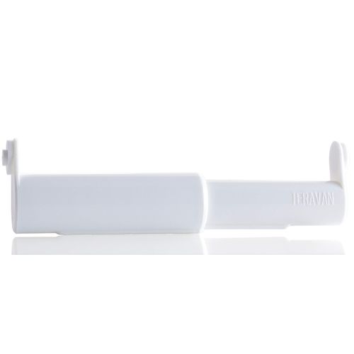 Teravan Standard Extender for Extra Large Toilet Paper, Allows Most Regular Fixtures to Fit Double Rolls and Triple Rolls, Easy to Use, White