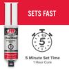 JB Weld 50112UK ClearWeld Quick Setting Epoxy 25ml, Clear, 25 ml