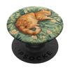 Orange Tabby Cat Sleeping Orange Cat PopSockets Adhesive PopGrip