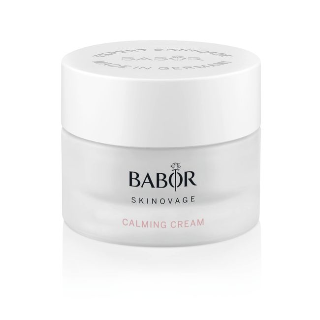 BABOR SKINOVAGE Calming Cream, Gesichtscreme für empfindliche Haut, Feuchtigkeitspflege ohne Farb- oder Duftstoffe, Vegane Formel, 50 ml