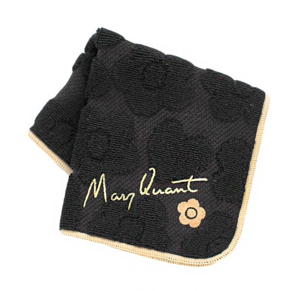 Mariqwant 192005-1503-60 Women's Handkerchief Towel (Black, Approx. 9.8 inches (25 cm), Handkerchief Towel, Women's, Antibacterial, Odor Resistant, Black