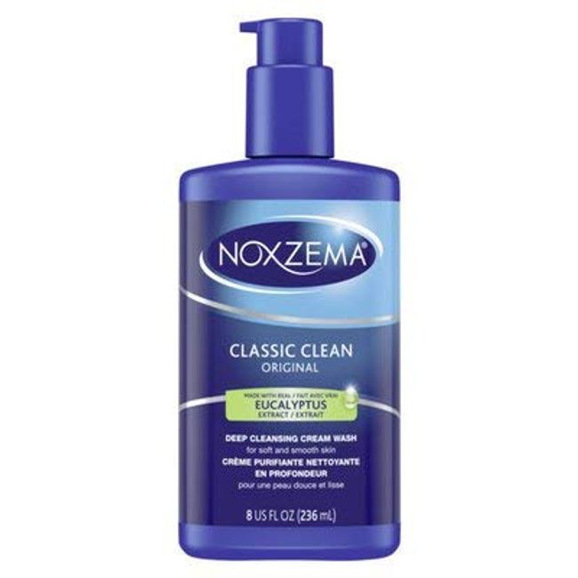 Noxzema Clean Moisture Deep Cleansing Cream, 8 Ounce (Pack of 2)