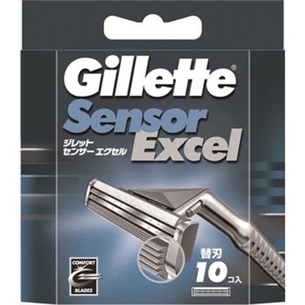 Gillette Sensor Excel Replacement Blade x Set of 10