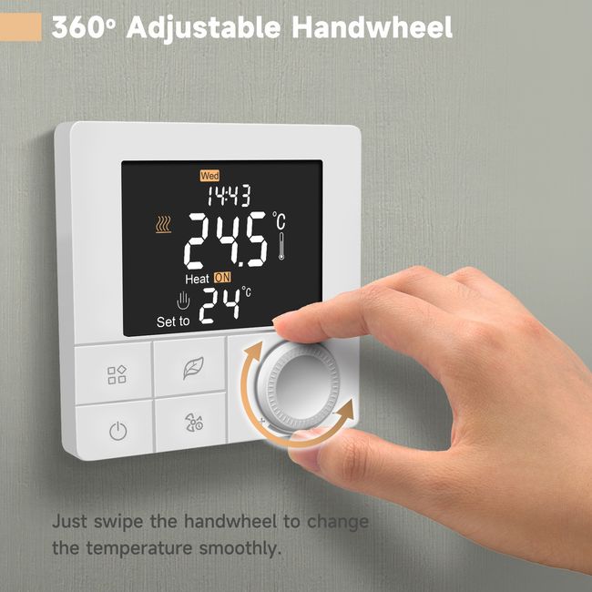 Buy Smart Life WIFI Temperature Sensor Heating Boiler Cool Controller Remote  Switch Thermometer Thermostat Alarm App Control by Just Green Tech on Dot &  Bo