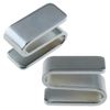 LUORNG 4pcs Wire Shelving S Hook Chrome Plating for Wire Shelf System Wire Rack Hook, Silver