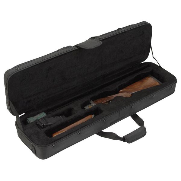 SKB Cases 2SKB-SC3409 Canvas Exterior and EPS Interior Hybrid Breakdown Rugged Shotgun Travel Case for 33.75 inch Barrels, Black