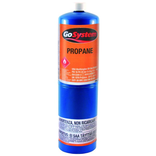 GoSystem Propane Gas Cylinder 400g - Blue