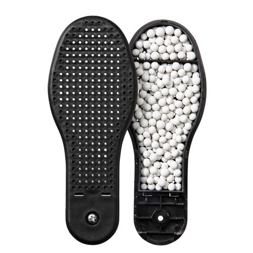 Anesty HO1943 Diatomaceous Earth Shoes, PP Tablet, L, Black, Approx. Width 5.9 x Depth 2.4 x Height 0.6 inches (15 x 6 x 1.5 cm), Karari Deodorizing, Set of 2