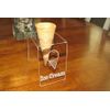 Engraved Acrylic Single Ice Cream Cone Holder Tray Display Stand Rack Wedding