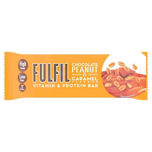 FULFIL Chocolate Peanut & Caramel Vitamin & Protein Bar 40g