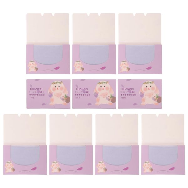 minkissy 10 Boxes Oil Blotting Paper Makeup Wipes Facial Accessories Rice Paper Oil Blotting Sheets for Face Beauty Blotters Facial Oil Control Film Blotting Linens Oil Absorbing Wipes Miss