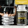 Nitric Boost Ulta Supplement – Energy, Pump & Circulation Booster – 3 Bottles