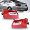 For 2016-2021 Chevrolet Malibu Red Driver & Passenger Rear Outer Tail Lights