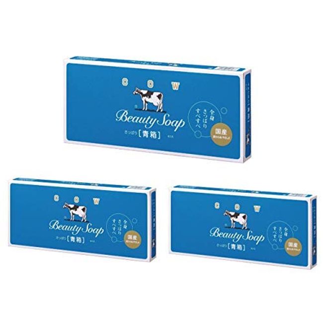 Cow Brand Soap, Blue Box, 3.2 oz (85 g), 6 x 24 Count