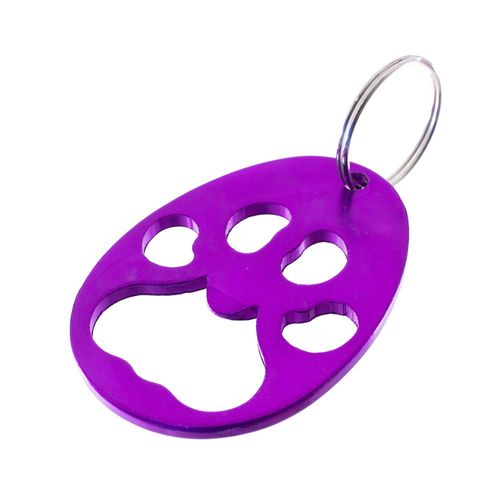 Key Clips – Compact, Versatile, and Durable (Purple, Paw Print)