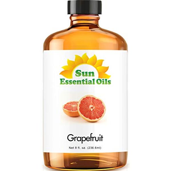 Sun Essential Oils 8oz - Grapefruit Essential Oil - 8 Fluid Ounces