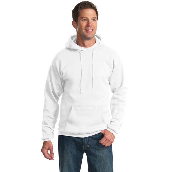 Port & CompanyUltimate Pullover Hooded Sweatshirt. PC90H [Apparel] White