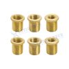 6X Aluminum Gear Shift Knob Adapter Standard Threading Nuts Insert Universal Kit
