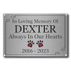 Personalised Pet Memorial bereavement Sign/Plaque 15 x 10cm