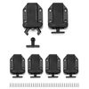 QWORK® Touch Release Catch Latch, Push to Open Catch Lock with Automatic pop-up Function Cabinet Lock, Push Latch for Cupboard, Drawer, 6 Pack