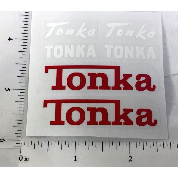 Tonka Cement Mixer Truck Replacement Stickers 2 Pair TK-228