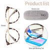 Blue Light Blocking Glasses Computer Gaming Clear Frame Women Men Anti Blue Light Glasses Women Lightweight Non-Prescription Lens Anti Glare Anti Headache Eyestrain Eyeglasses