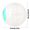 2 Hamster Jogging Balls, 14.5 cm Plastic, Transparent, for Hamsters & Small Rodents